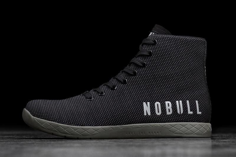 Black Nobull High-Top Ivy Men's Trainers | CA A1209H